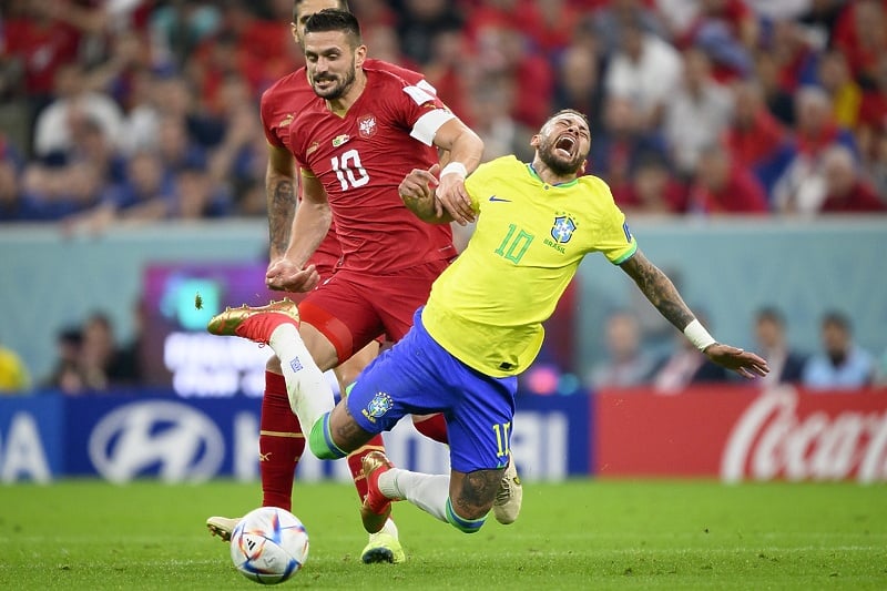 Neymar u duelu protiv Srbije (Foto: EPA-EFE)