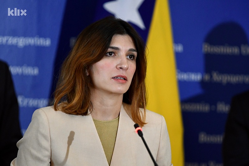 Sabina Ćudić jedina je predstavnica stranaka Osmorke koja je glasala protiv izbora Marinka Čavare (Foto: D. S./Klix.ba)