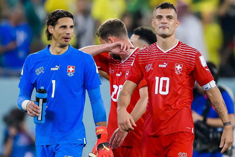 Yann Sommer i Granit Xhaka (Foto: EPA-EFE)