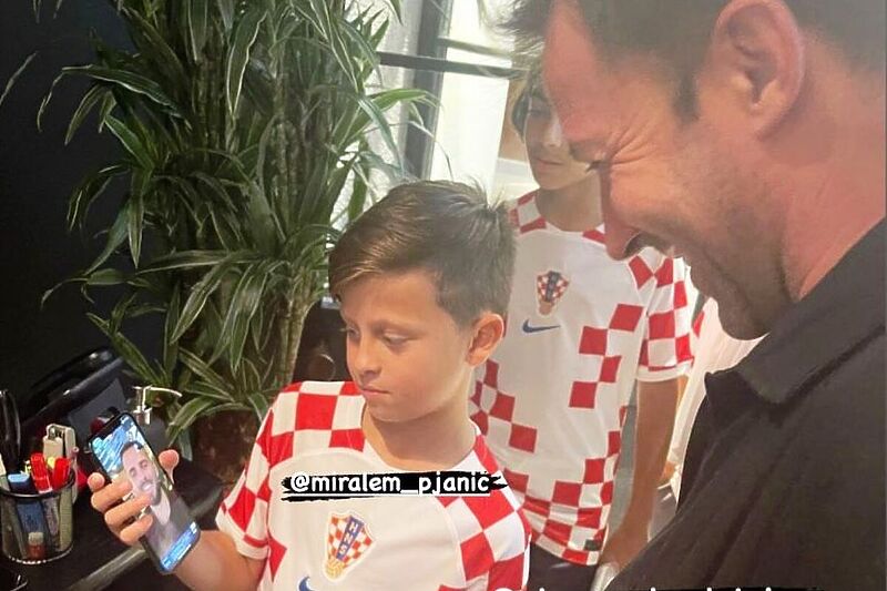 Edin Pjanić u društvu Del Piera (Foto: Instagram)