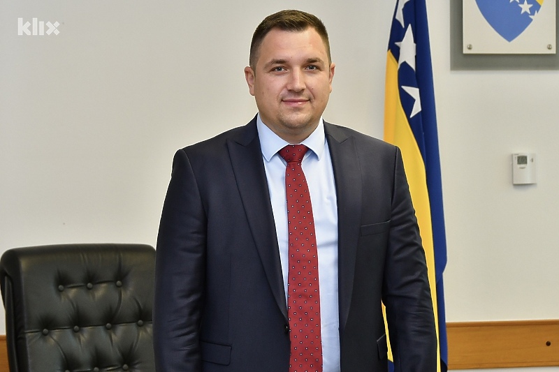 Miloš Lučić, ministar za ljudska prava i izbjeglice BiH (Foto: I. Š./Klix.ba)