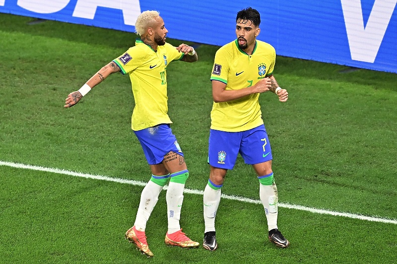 Neymar i Lucas Paqueta (Foto: EPA-EFE)