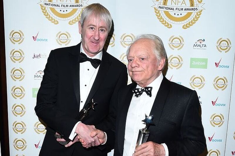 Nicholas Lyndhurst i David Jason (Foto: Twitter)