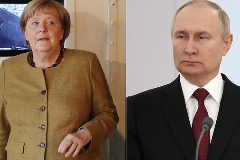 Angela Merkel i Vladimir Putin (Foto: EPA-EFE)