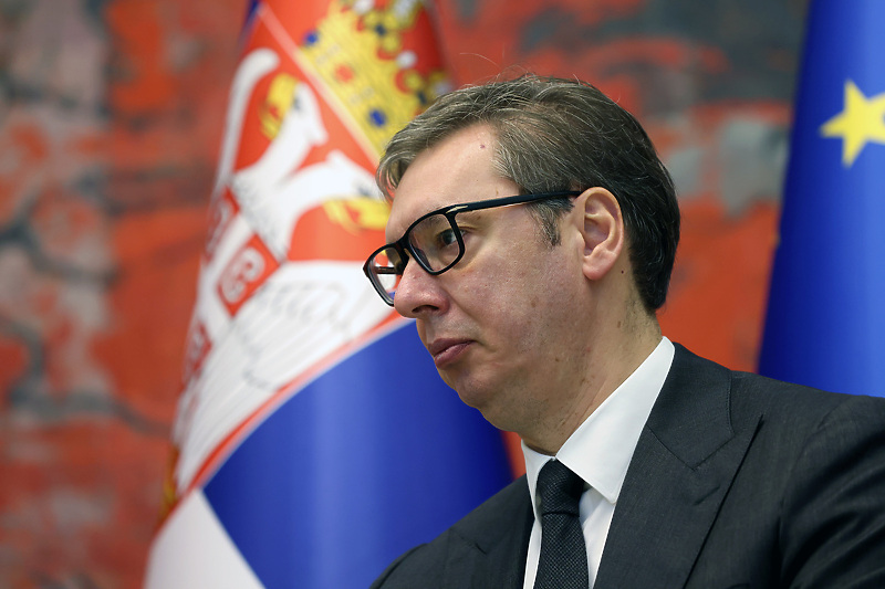 Predsjednik Republike Srbije Aleksandar Vučić o situaciji na Kosovu (Foto: EPA-EFE)