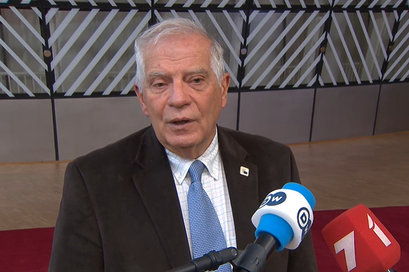 Josep Borrell uoči današnjeg samita (Screenshot: Europa.eu)