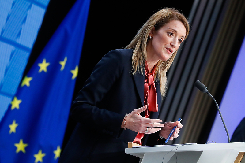 Roberta Metsola, predsjednica Evropskog parlamenta (Foto: EPA-EFE)