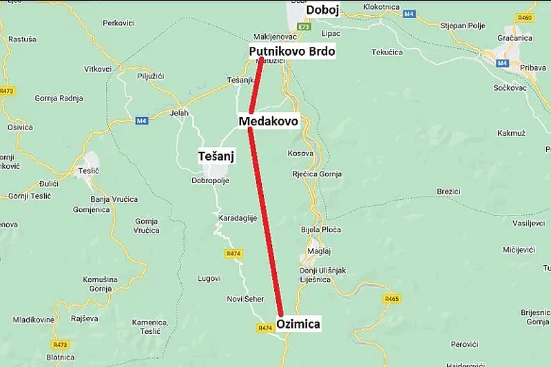 Radi se o dionici Putnikovo Brdo - Medakovo (Foto: Screenshot)