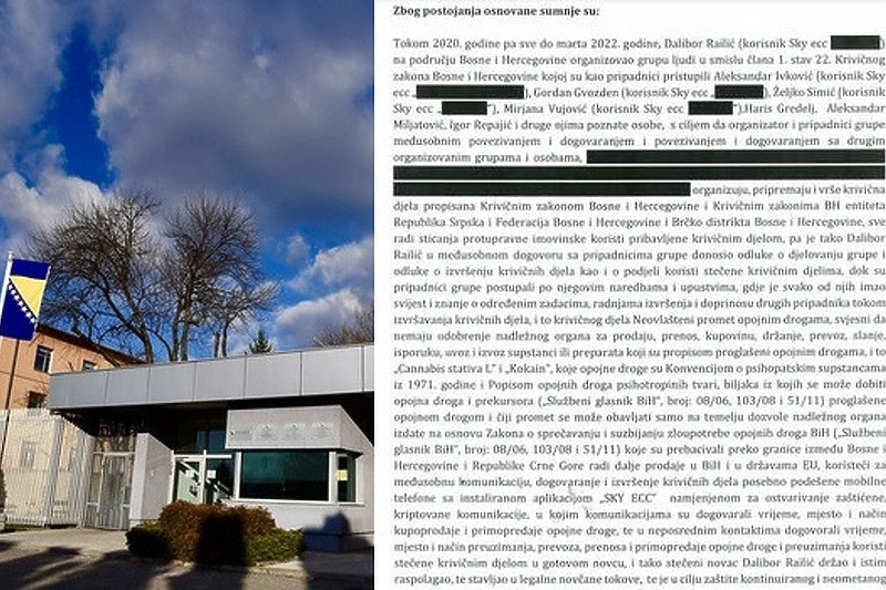 Optužnica protiv Dalibora Railića i drugih u predmetu povezanim s aplikacijom Sky