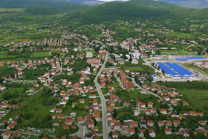 Bosanski Petrovac (Screenshot/Dron.ba)