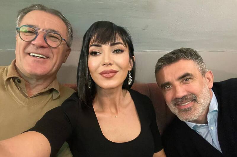 Ajla Alimanović sa braćom Mamić (Foto: Instagram)