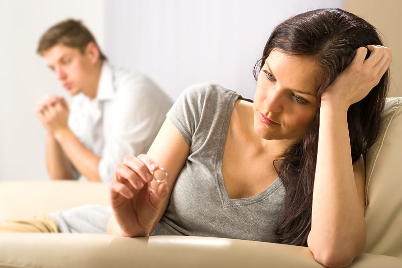 Foto:  Nekima je važnija njihova osobna sreća, nego ostanak u braku (Foto: Shutterstock)