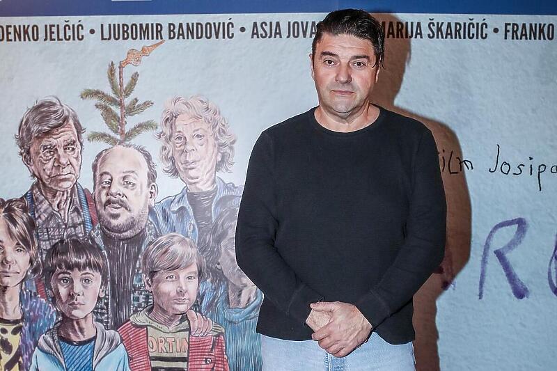 Goran Navojec na premijeri filma "Garbura" (Foto: Pixsell/Slavko Midzor)