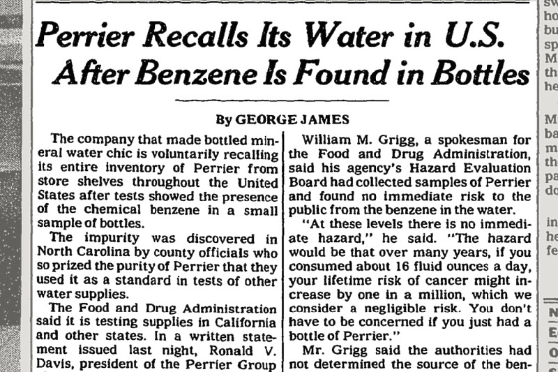 Tekst New Yorka Timesa iz 1990. o zagađenoj vodi