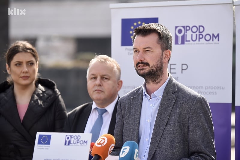 Dario Jovanović, projekt menadžer Koalicije "Pod lupom" (Foto: T. S./Klix.ba)