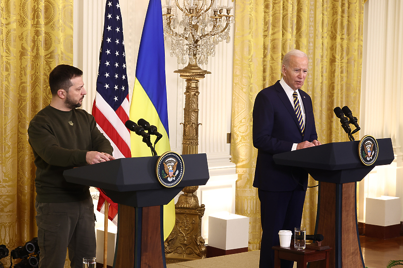 Volodimir Zelenski i Joe Biden (Foto: EPA-EFE)