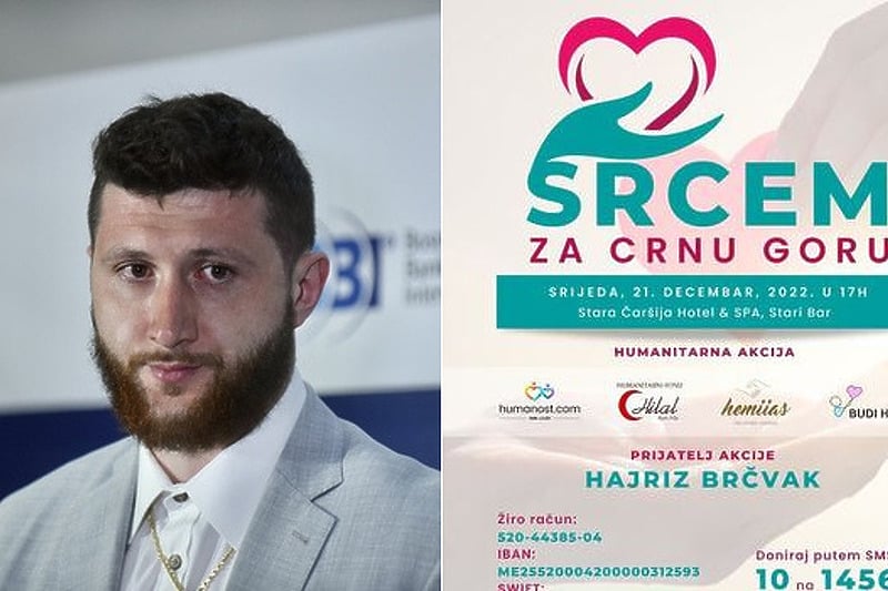 Jusuf Nurkić se pridružio humanitarnoj akciji "Srcem za Crnu Goru"