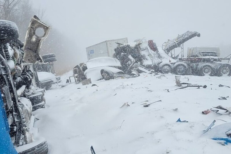 Snježna oluja širom SAD-a izazvala je, uz smrtne ishode, ogromnu štetu (Foto: Twitter)