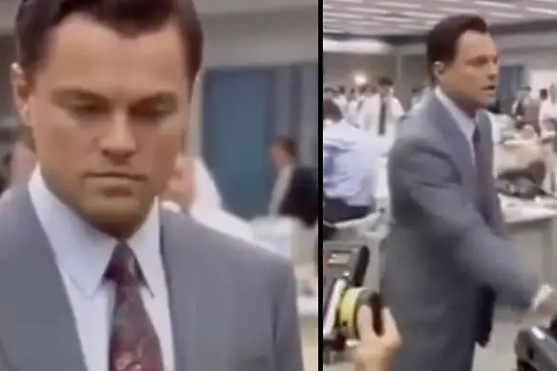 Leonardo DiCaprio u sceni iz filma "Wolf of Wall Street"