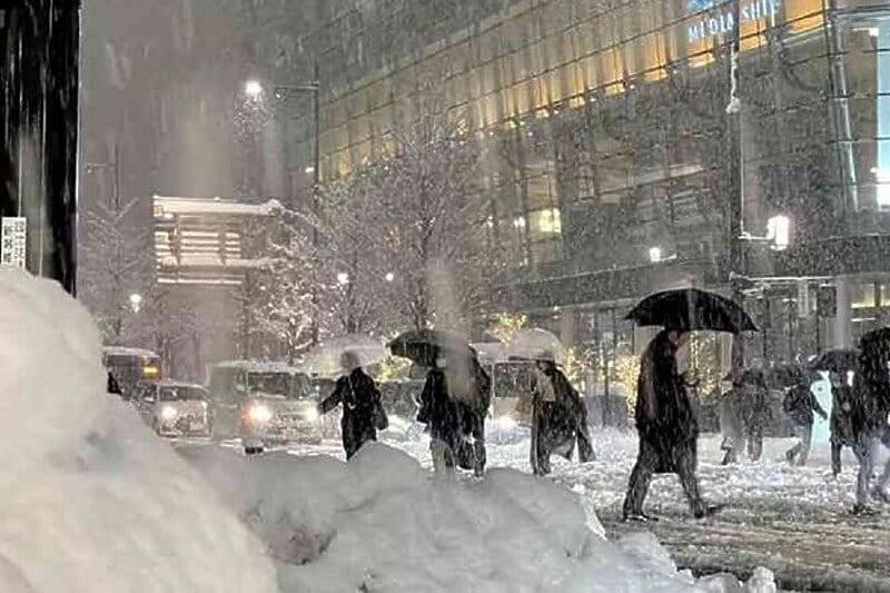 Saobraćaj je u nekim dijelovima zemlje paralizovan (Foto: Twitter)