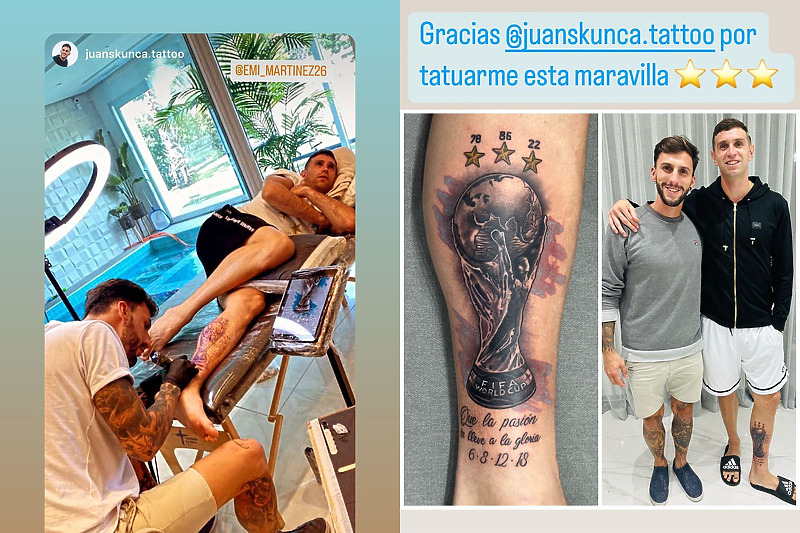 Tetovaža Emiliana Martineza (Foto: Instagram)