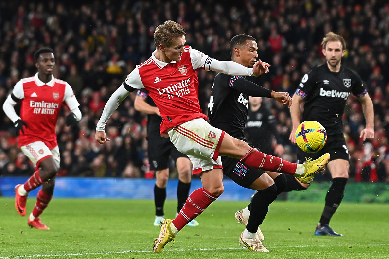 Martin Odegaard je odigrao sjajnu utakmicu i upisao je dvije asistencije (Foto: EPA-EFE)