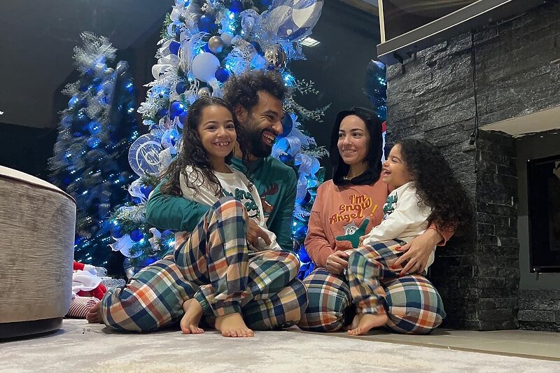 Salah je s porodicom obilježio Božić (Foto: Instagram)