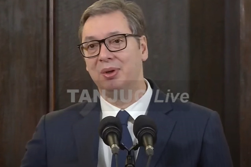 Aleksandar Vučić (Screenshot: Tanjug)