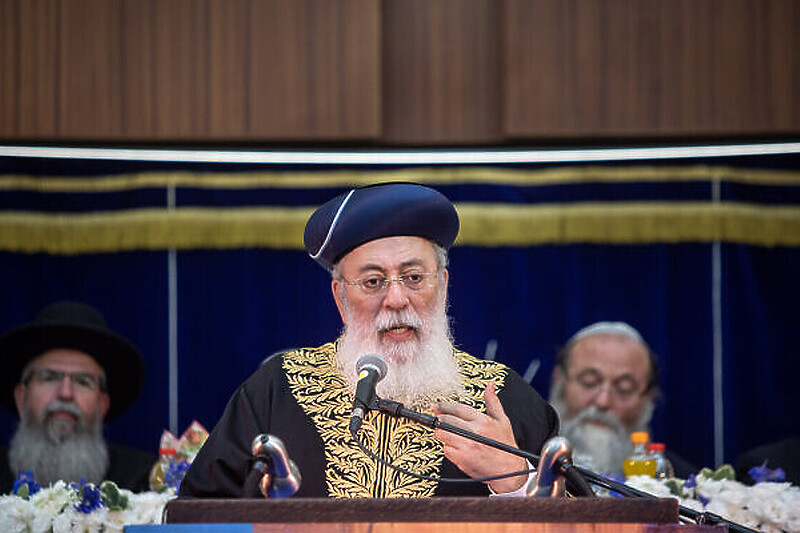 Glavni rabin Jerusalema Shlomo Amar; Foto: Aharon Krohn/Flash90