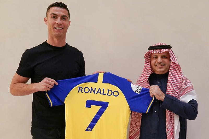 Ronaldo je već zadužio dres s brojem 7 u Al-Nassru (Foto: EPA-EFE)