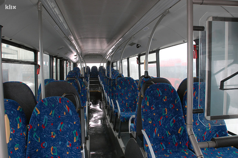 Unutrašnjost jednog od tuzlanskih autobusa (Foto: Arhiv/Klix.ba)