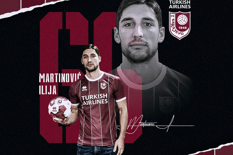 Ilija Martinović postao prvo pojačanje FK Sarajevo u zimskom prijelaznom roku