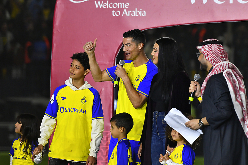 Ronaldo i Georgina na predstavljanju (Foto: EPA-EFE)
