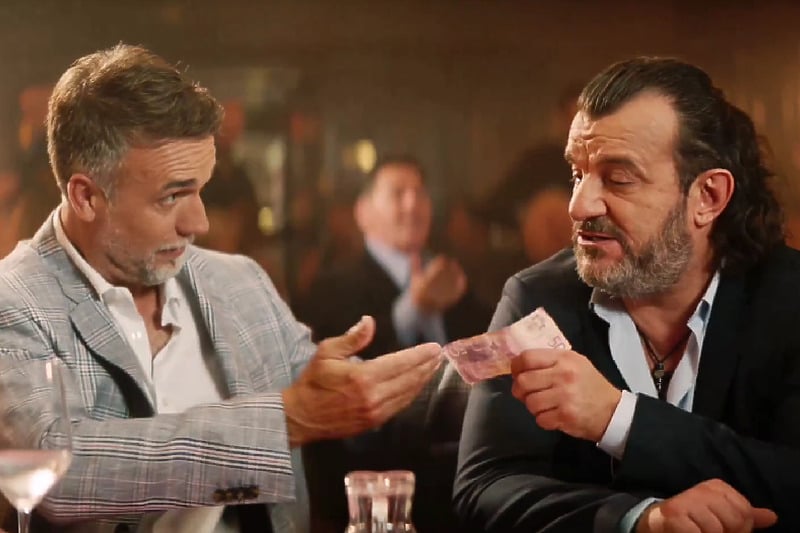 Gabriel Batistuta i Aca Lukas u reklami koju je režirao Haris Dubica