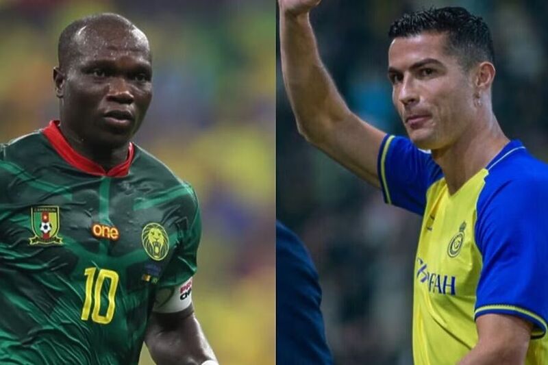 Vincent Aboubakar i Cristiano Ronaldo (Foto: Twitter)