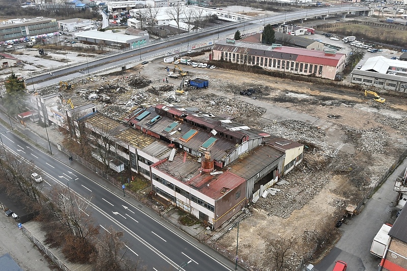 Na mjestu ispitne stanice Energoinvesta bit će izgrađeni objekti za Lidl (Foto: I. Š./Klix.ba)