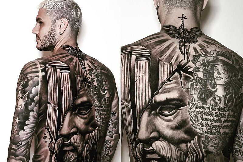 Mauro Icardi - MI9 on Instagram: “Confúndelos con tu silencio, Sorpréndelos  con tus acciones. 🤫😉 #MI9 . . #lion @arturholyko… | Portrait tattoo,  Tattoos, Portrait