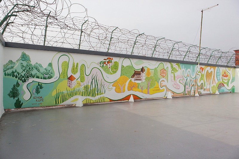 Jedan od zatvorskih zidova u Hrvatskoj (Foto: Facebook)