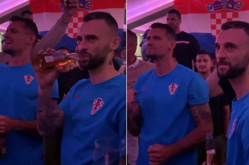 Lovren i Brozović su bili prisutni kada je nastao sporni snimak (Foto: Screenshot)