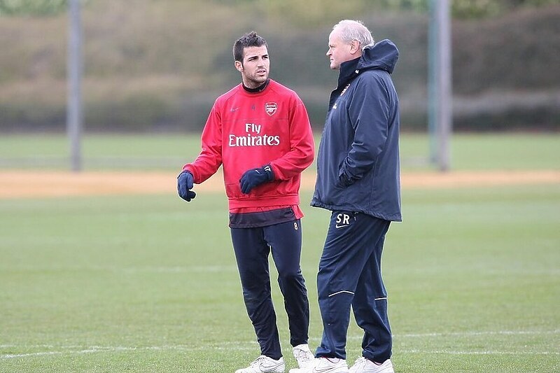 Fabregas u trening centru Arsenala (Foto: Instagram)