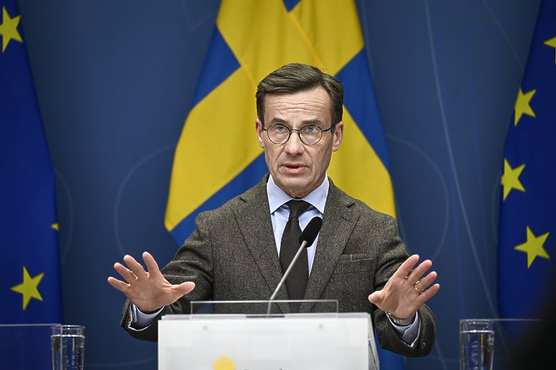 Ulf Kristersson, premijer Švedske (Foto: EPA-EFE)