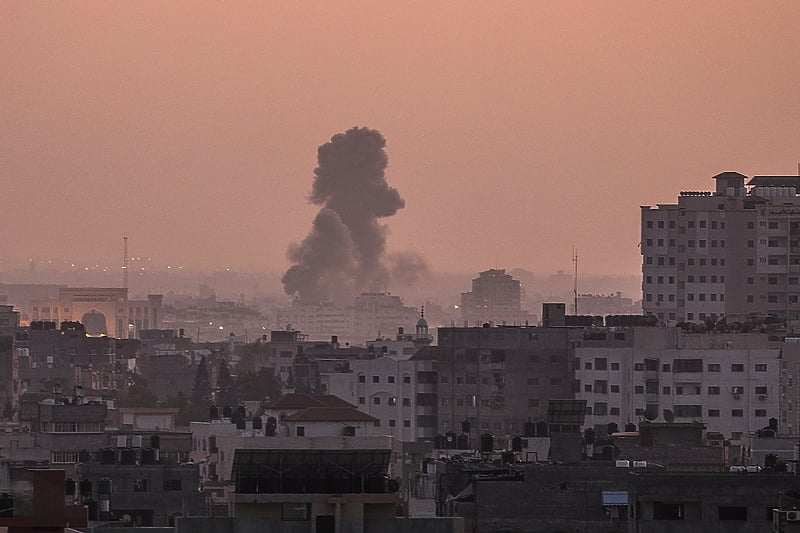 Jedan od ranijih napada na Pojas Gaze (Foto: EPA-EFE)