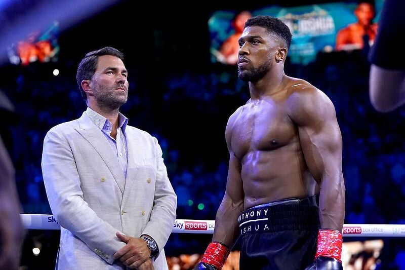 Promotor Eddie Hearn i Anthony Joshua