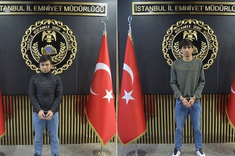 Dvojica od 15 uhapšenih (Foto: Istanbulska policija)