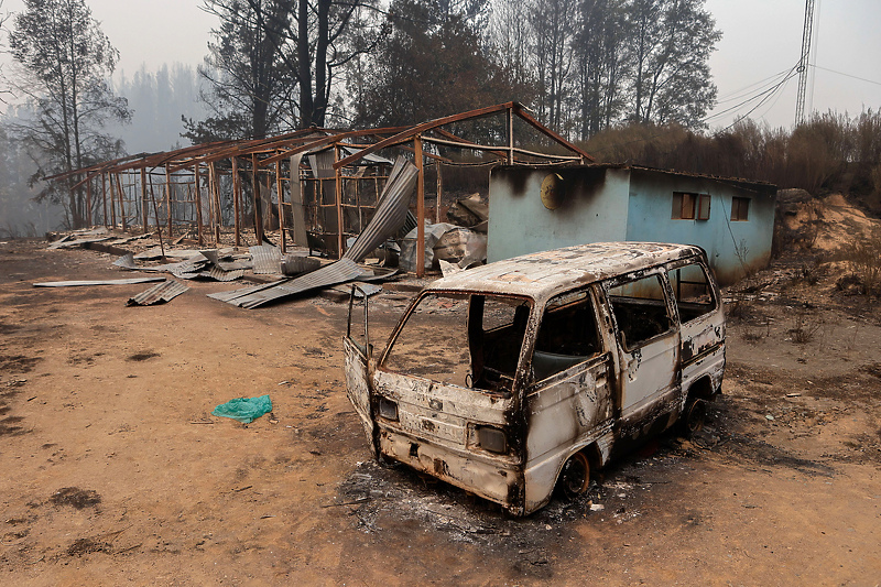 Veliki požari zahvatili Čile (Foto: EPA-EFE)