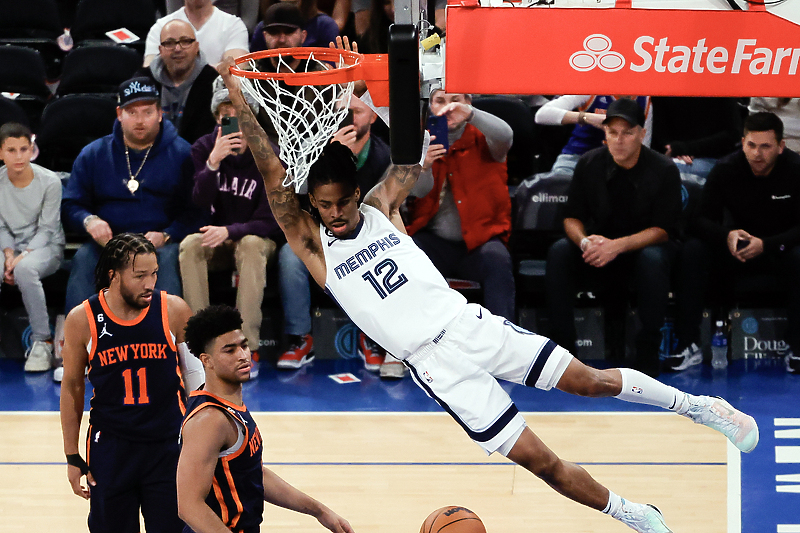 Ja Morant u bijelom dresu (Foto: EPA-EFE)