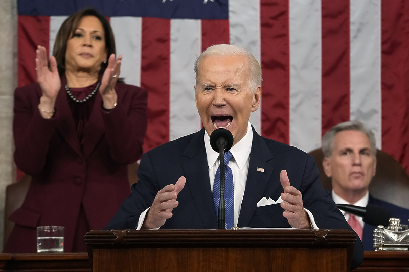 Joe Biden tokom jučerašnjeg obraćanja (Foto: EPA-EFE)