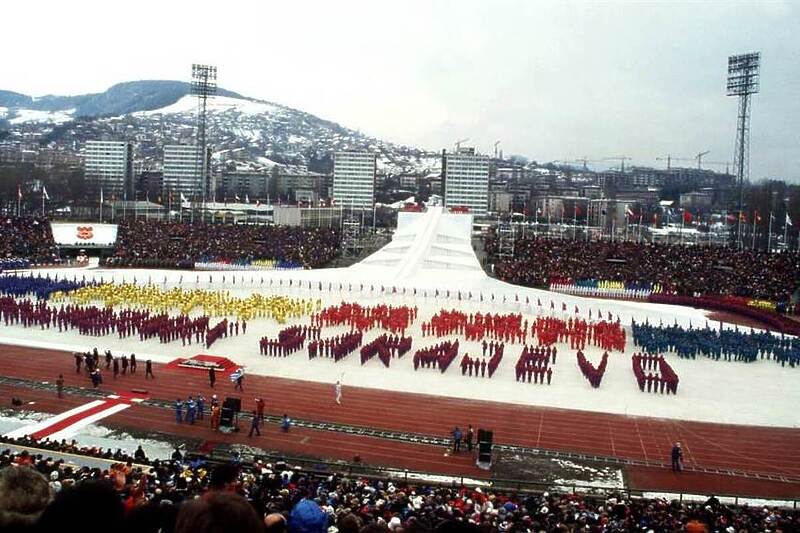 Detalj s otvaranja Zimskih olimpijskih Igara u Sarajevu