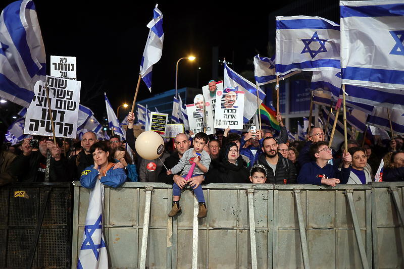 Izraelci su i ranije ovog mjeseca održali proteste istim povodom (Foto: EPA-EFE)