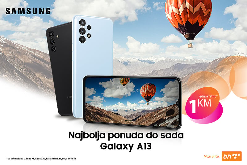 Samsung Galaxy A13 samo u BH Telecomu